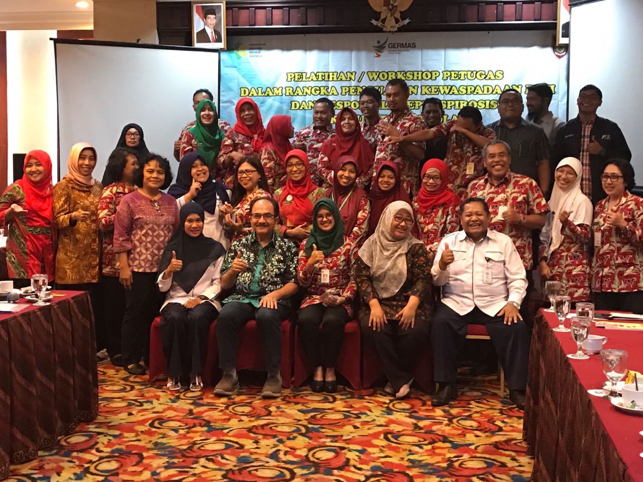 Pelatihan dalam rangka Penguatan Kewaspadaan Dini dan Respon KLB Leptospirosis di Kabupaten Boyolali