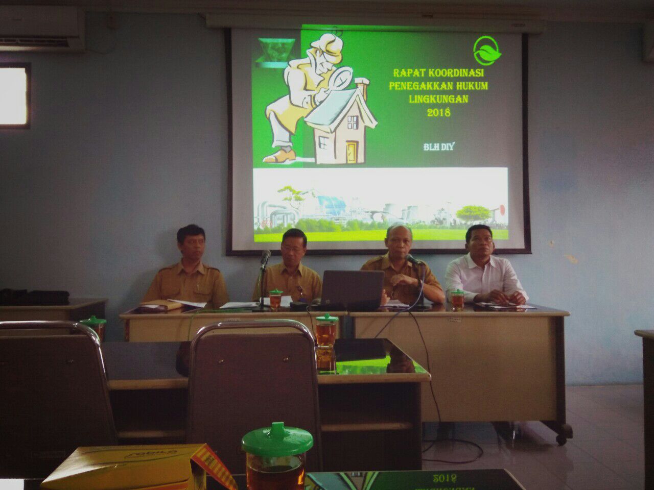 Rapat Koordinasi Penegakan Hukum Lingkungan Hidup di BLH DIY