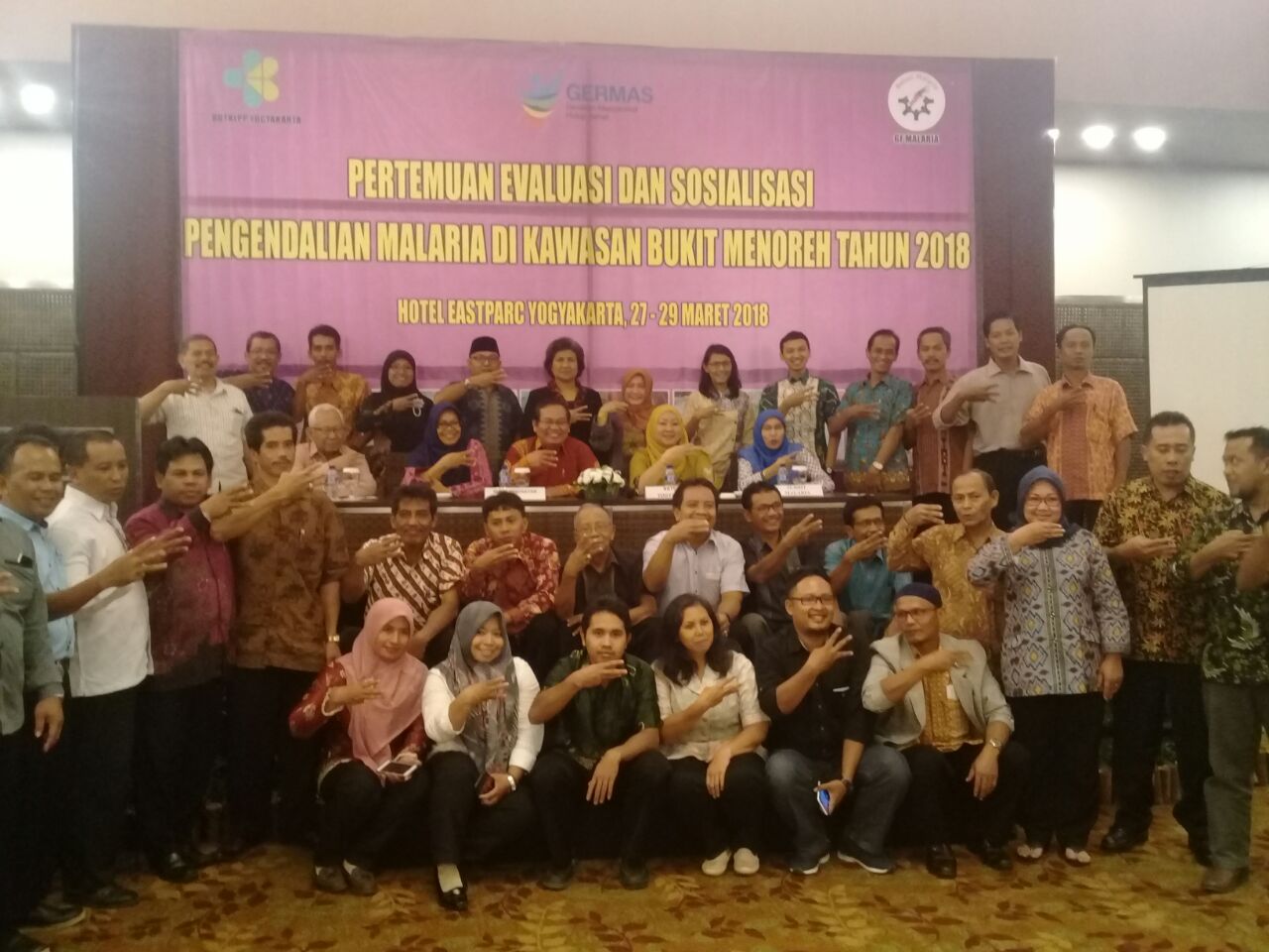 Evaluasi Dan Sosialisasi Pengendalian Malaria di Kawasan Bukit Menoreh Tahun 2018
