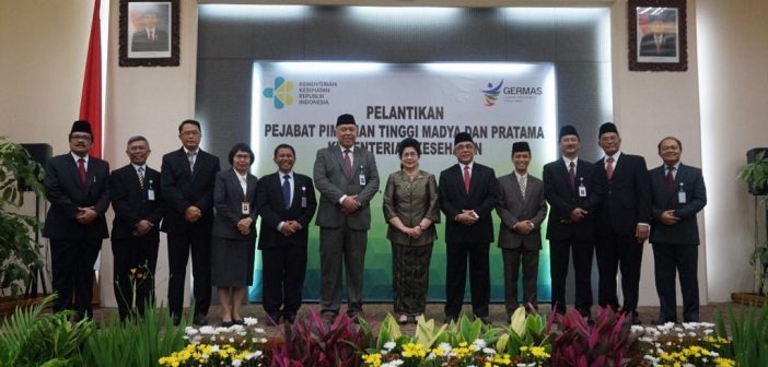 PELANTIKAN PEJABAT TINGGI MADYA, PEJABAT TINGGI PRATAMA DAN STAF KHUSUS DI LINGKUNGAN KEMENTERIAN KESEHATAN