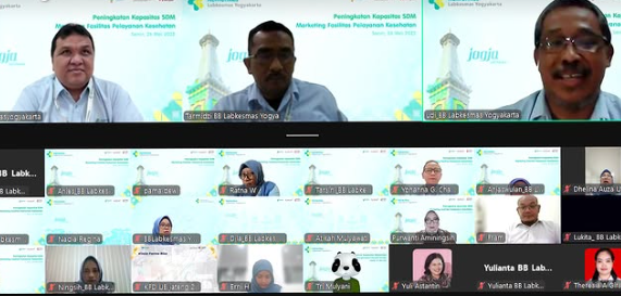 Tingkatkan Kompetensi Marketing, BB Labkesmas Yogyakarta Selenggarakan Pelatihan Pemasaran Layanan Kesehatan