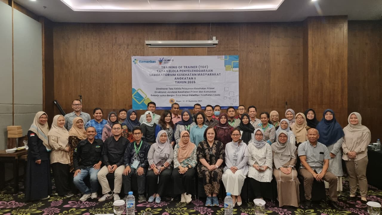 Dukung Tata Kelola Labkesmas: BB Labkesmas Yogyakarta ikuti ToT Tata Kelola Penyelenggaraan Laboratorium Kesehatan Masyarakat Angkatan 2 Tahun 2025
