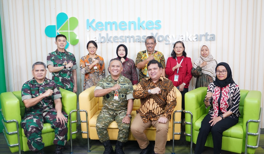 Kunjungan Kolaborasi Kerja RSPAU Dr. S. Hardjolukito dan BB Labkesmas Yogyakarta