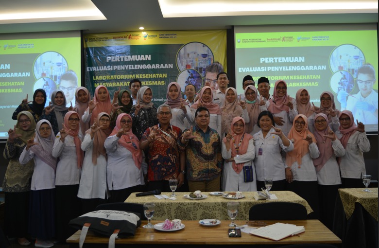 BB Labkesmas Yogyakarta Dukung Evaluasi Penyelenggaraan Labkesmas di Kabupaten Rembang