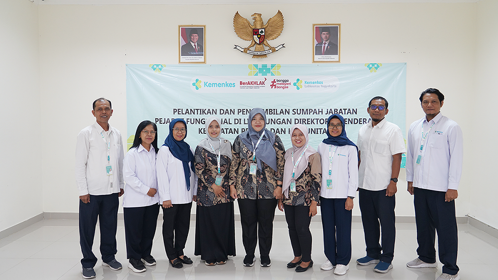 BB Labkesmas Yogyakarta Ikuti Pelantikan Jabatan Fungsional di Lingkungan Ditjen Kesehatan Primer dan Komunitas