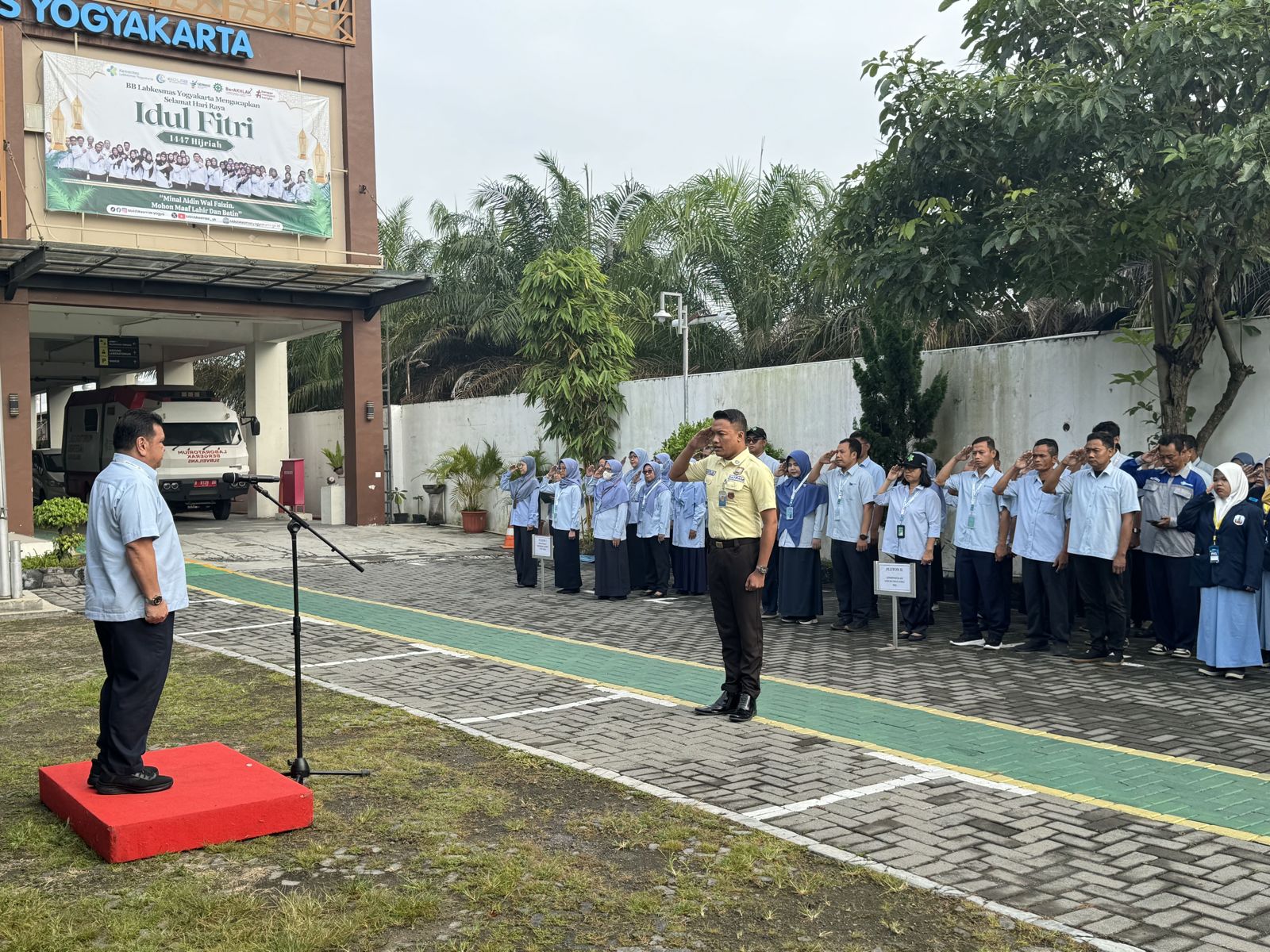 Apel Pagi BB Labkesmas Yogyakarta: Apresiasi Kinerja Pegawai dan Himbauan Kewaspadaan Penyakit Virus Hanta