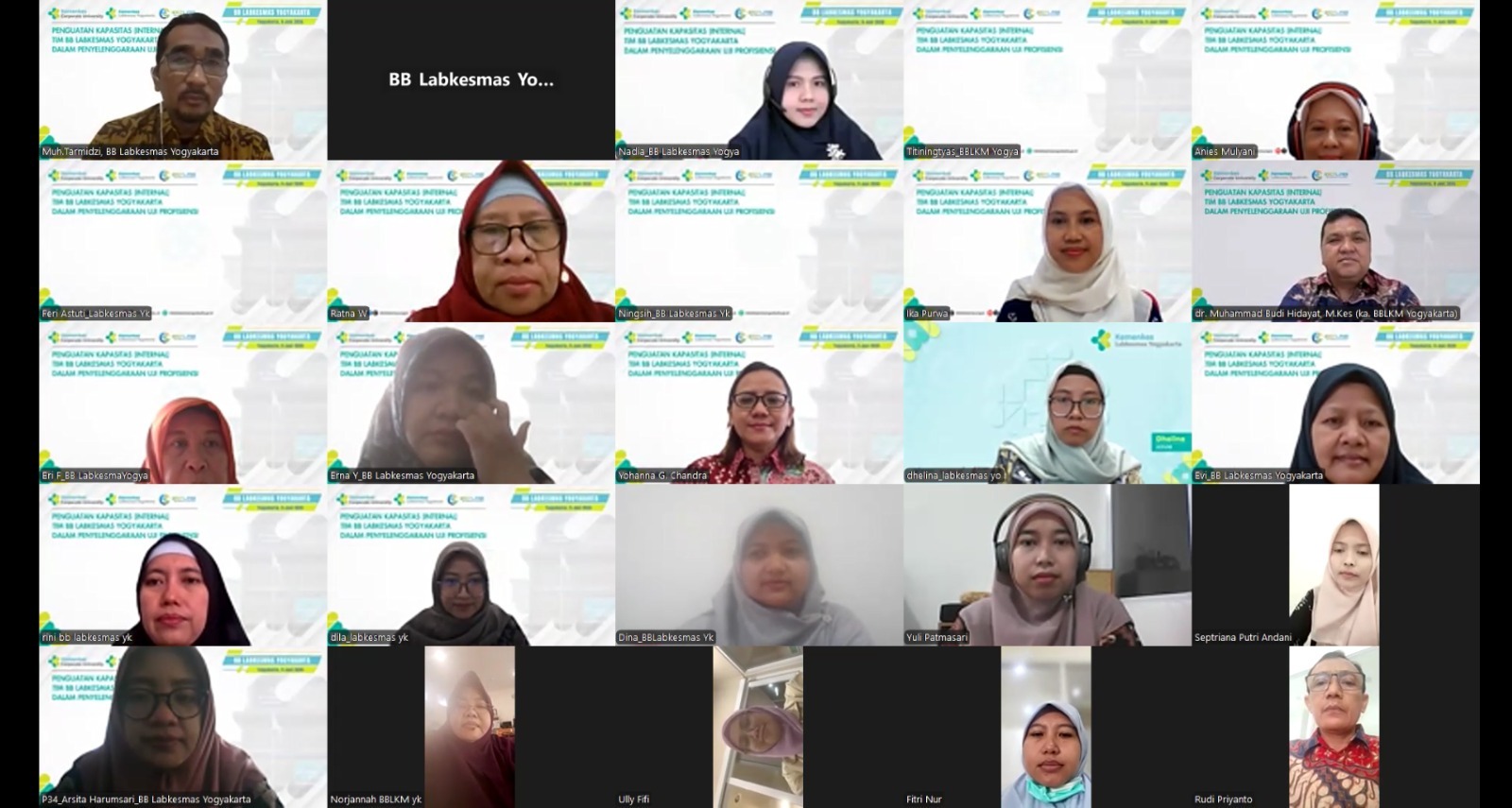 BB Labkesmas Yogyakarta Gelar Penguatan Kapasitas (internal) Tim BB Labkesmas Yogyakarta dalam Penyelenggaraan Uji Profisiensi