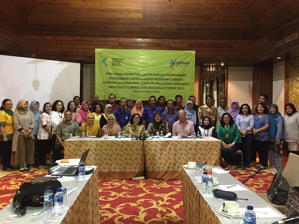 Pertemuan Koordinasi Dalam Rangka Perencanaan Pelaksanaan Survei Evaluasi Program Eliminasi Filariasis Nasional