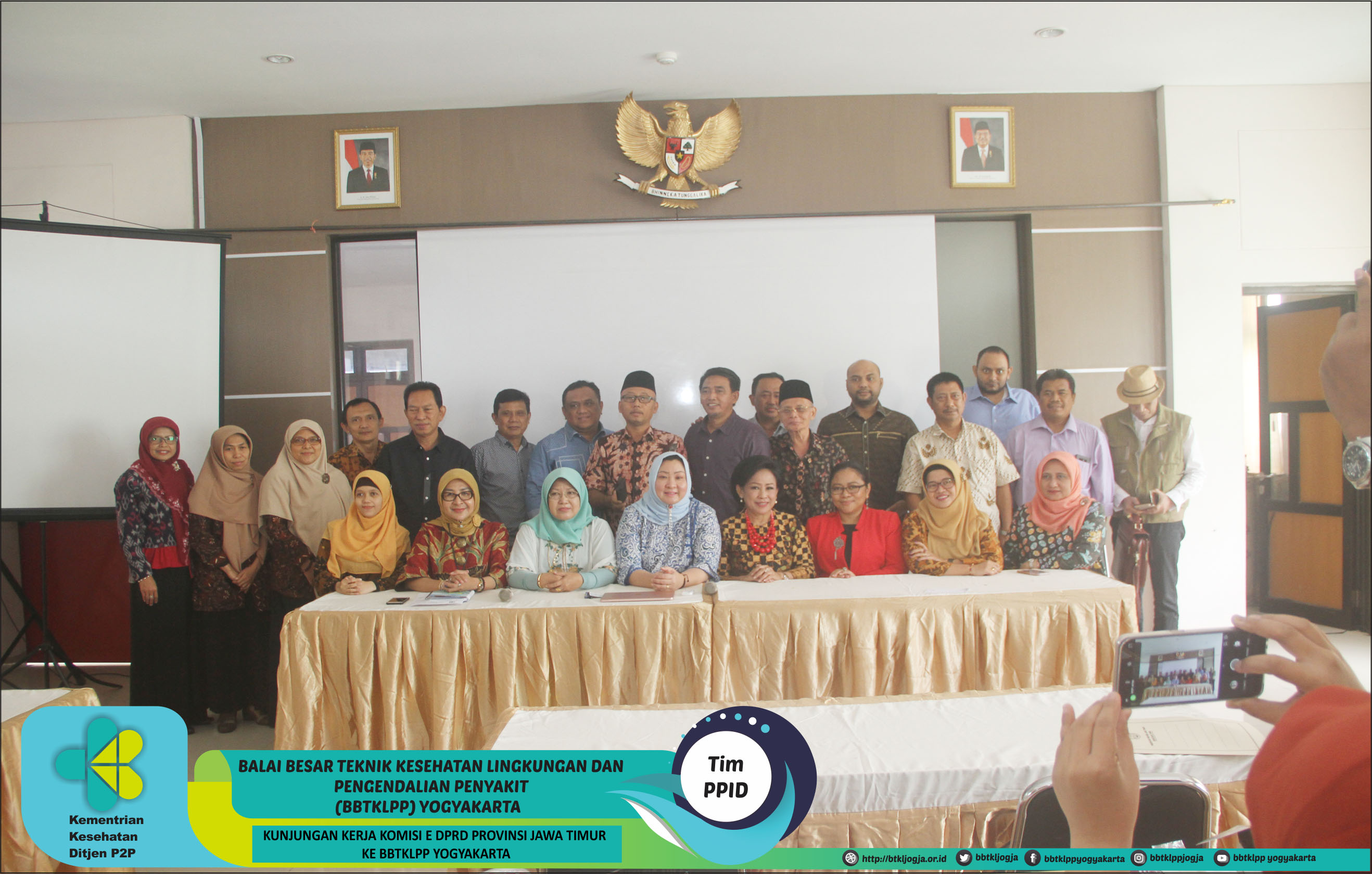 Kunjungan Kerja Komisi E DPRD Provinsi Jawa Timur ke BBTKLPP Yogyakarta