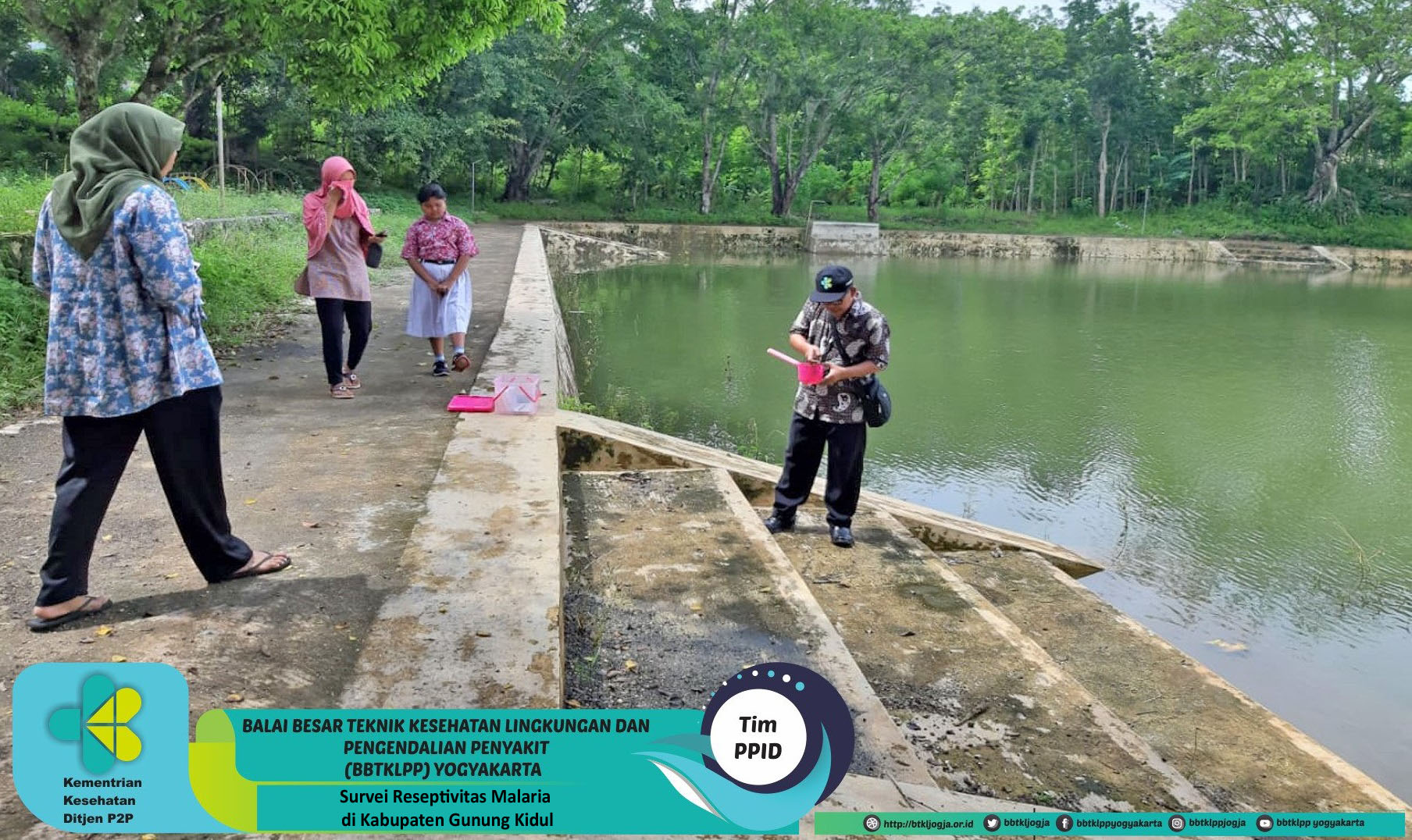 Pemetaan Wilayah Reseptif Malaria di Kabupaten Fase Pemeliharaan Eliminasi di DIY Tahun 2019