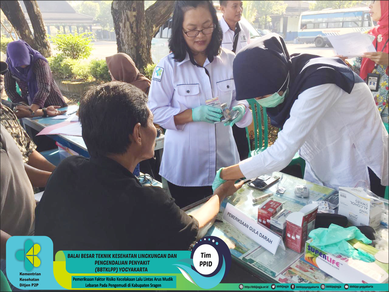 Pemeriksaan Faktor Risiko Kecelakaan Lalu Lintas Arus Mudik Lebaran Pada Pengemudi di Kabupaten Sragen