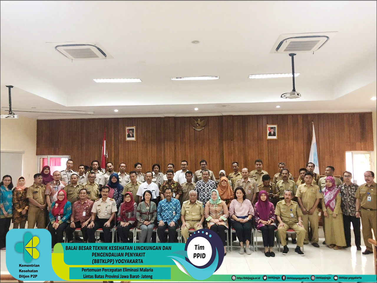 Pertemuan Percepatan Eliminasi Malaria Lintas Batas Provinsi Jawa Barat- Jawa Tengah