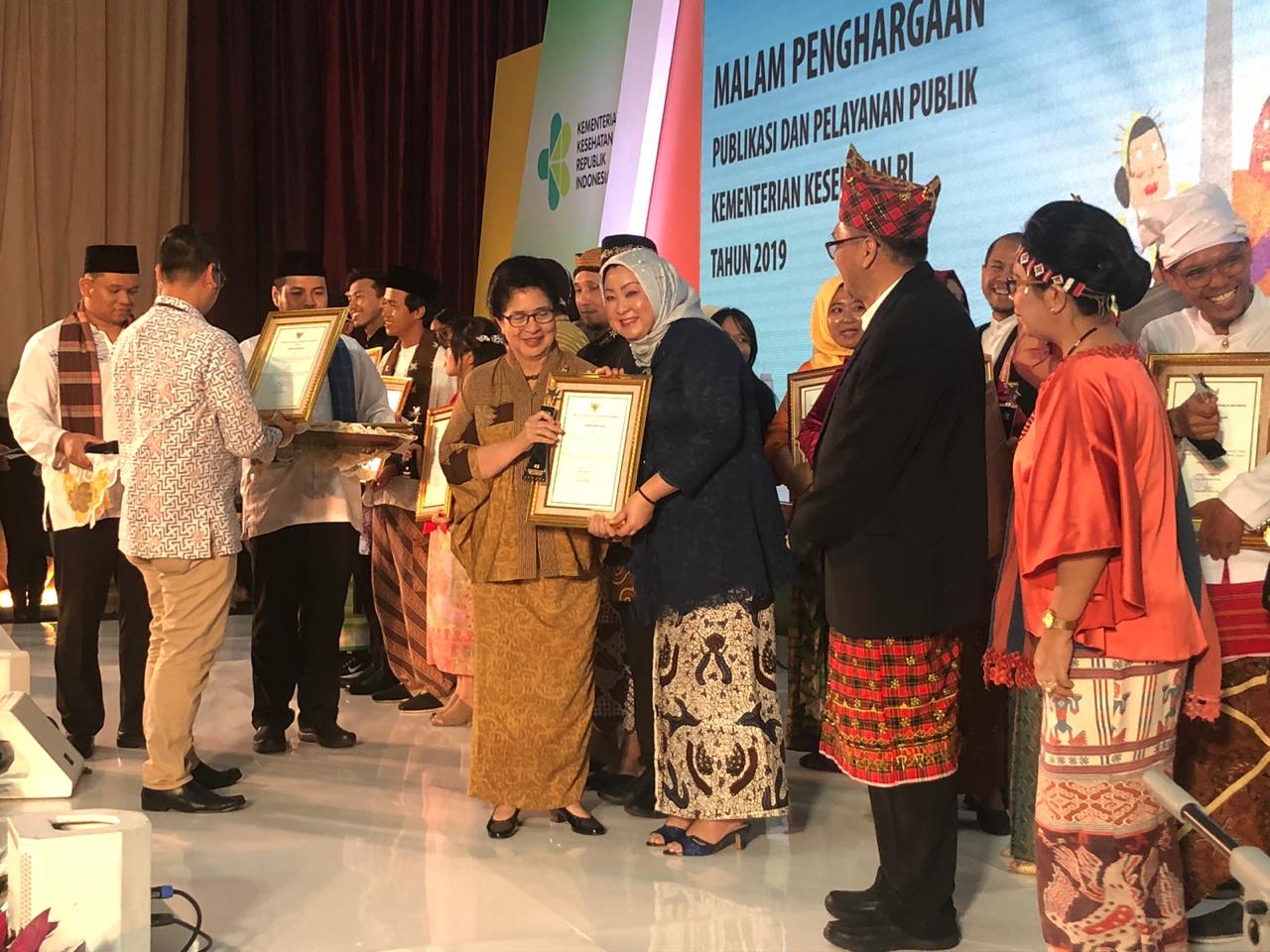 Malam Penghargaan Publikasi dan Pelayanan Publik Kemenkes Tahun 2019