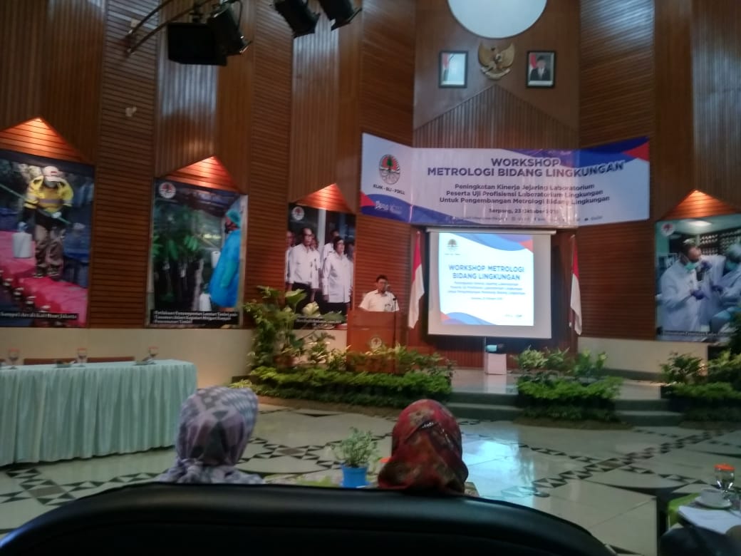 Workshop Metrologi Bidang Lingkungan Tahun 2019  di P3KLL Serpong Tangerang