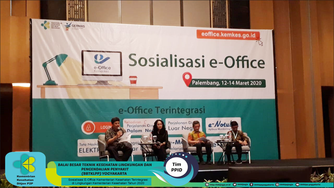 Sosialisasi E-Office Kementerian Kesehatan Terintegrasi di Lingkungan Kementerian Kesehatan Tahun 2020