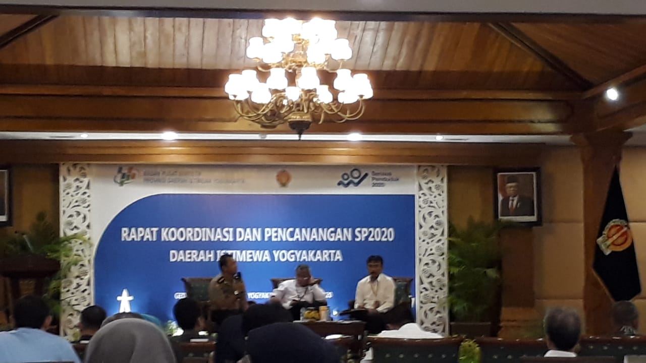 Rapat Koordinasi Dan Pencanangan SP2020 Daerah Istimewa Yogyakarta