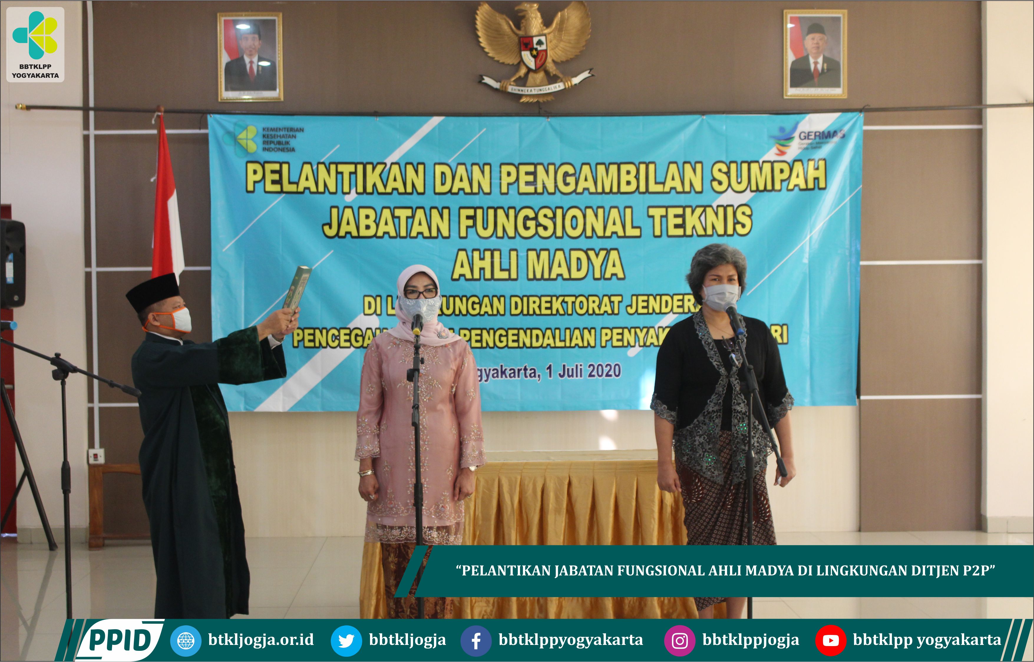 Pelantikan Jabatan Fungsional Ahli Madya Di Lingkungan Ditjen P2P