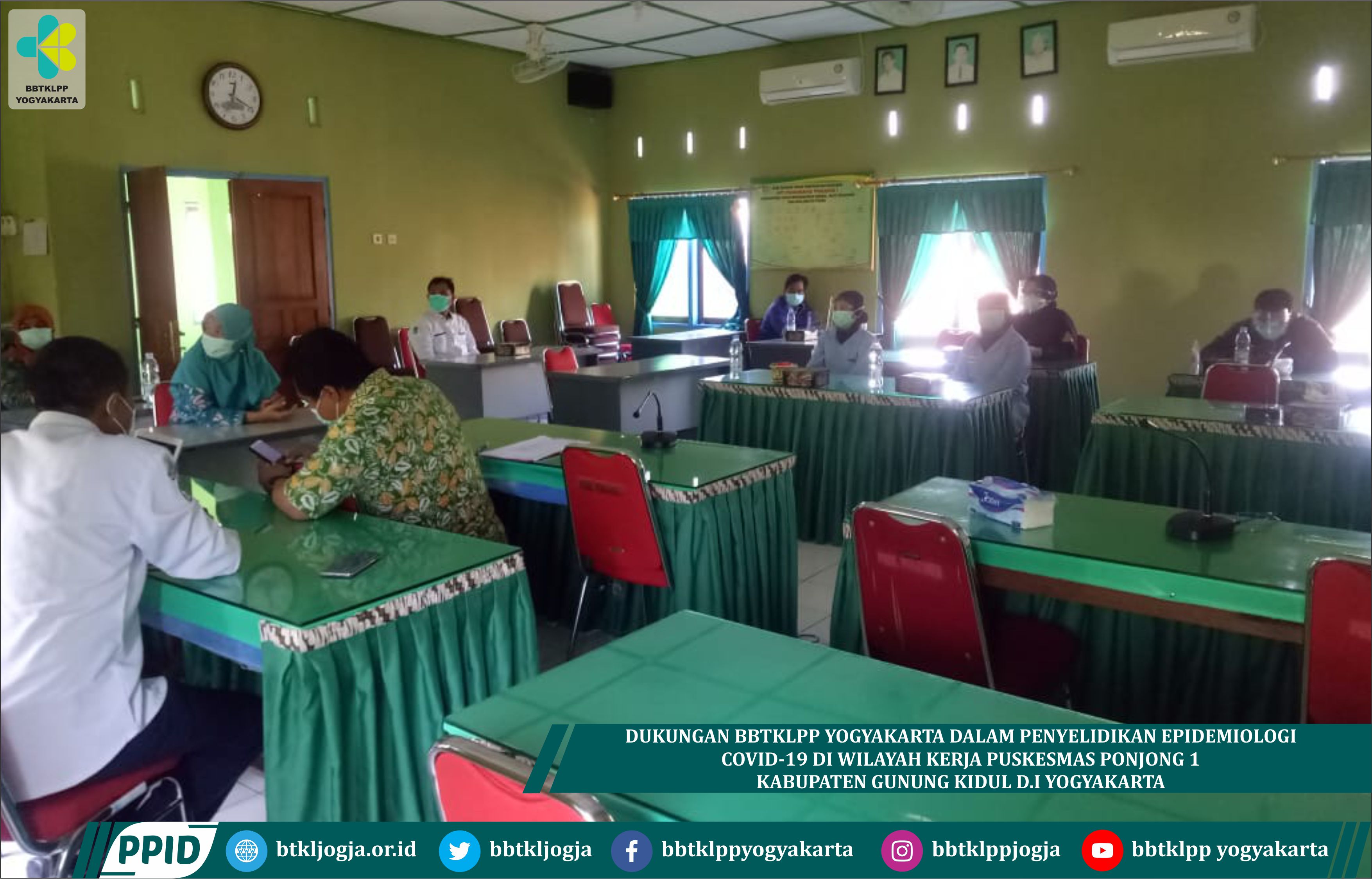 Dukungan BBTKLPP Yogyakarta Dalam Penyelidikan Epidemiologi Covid-19 Di Wilayah Kerja Puskesmas Ponjong 1 Kabupaten Gunung Kidul D.I Yogyakarta