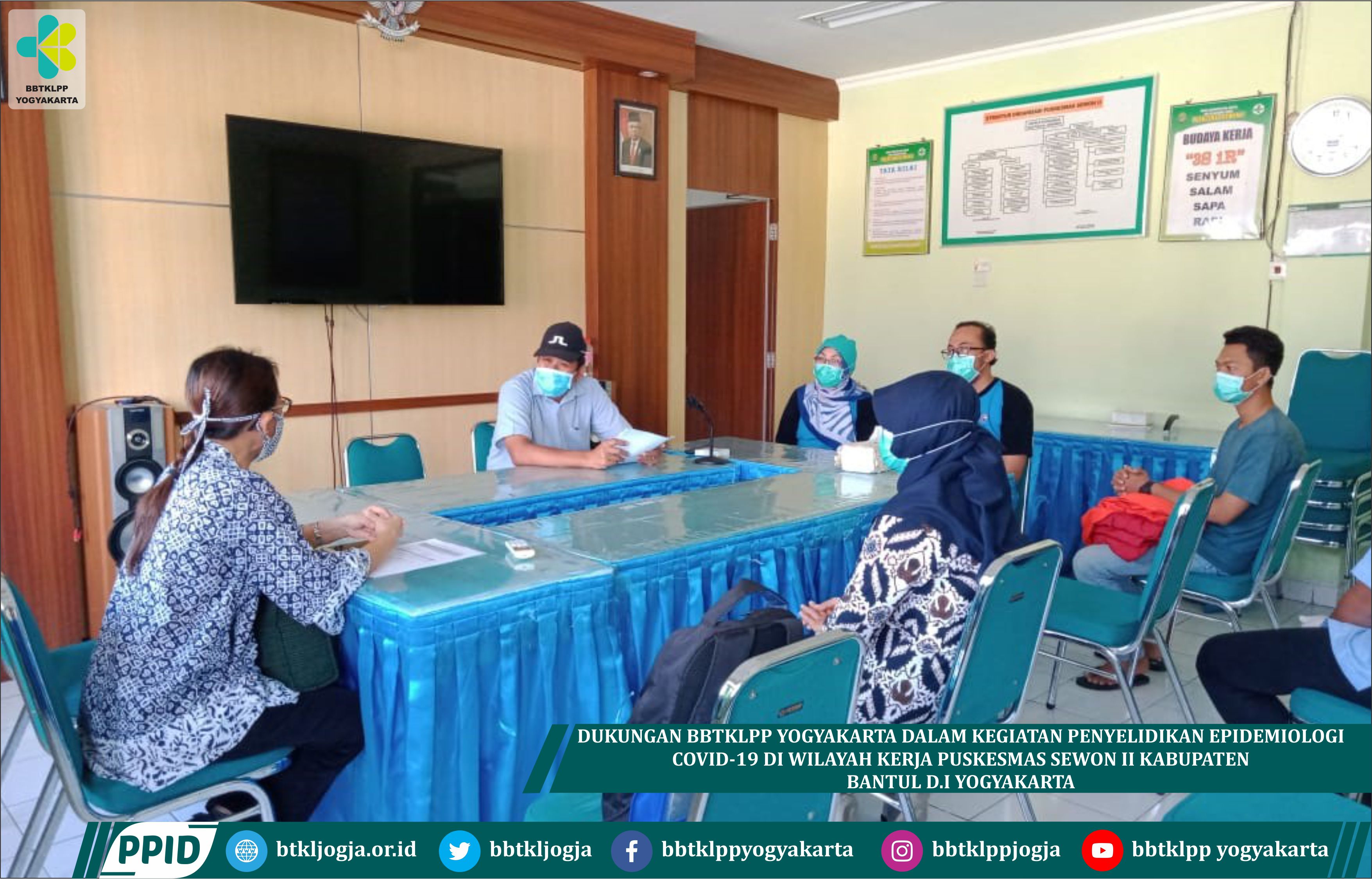 Dukungan BBTKLPP Yogyakarta Dalam Kegiatan Penyelidikan Epidemiologi Covid-19 Di Wilayah Kerja Puskesmas Sewon Ii Kabupaten Bantul D.I Yogyakarta