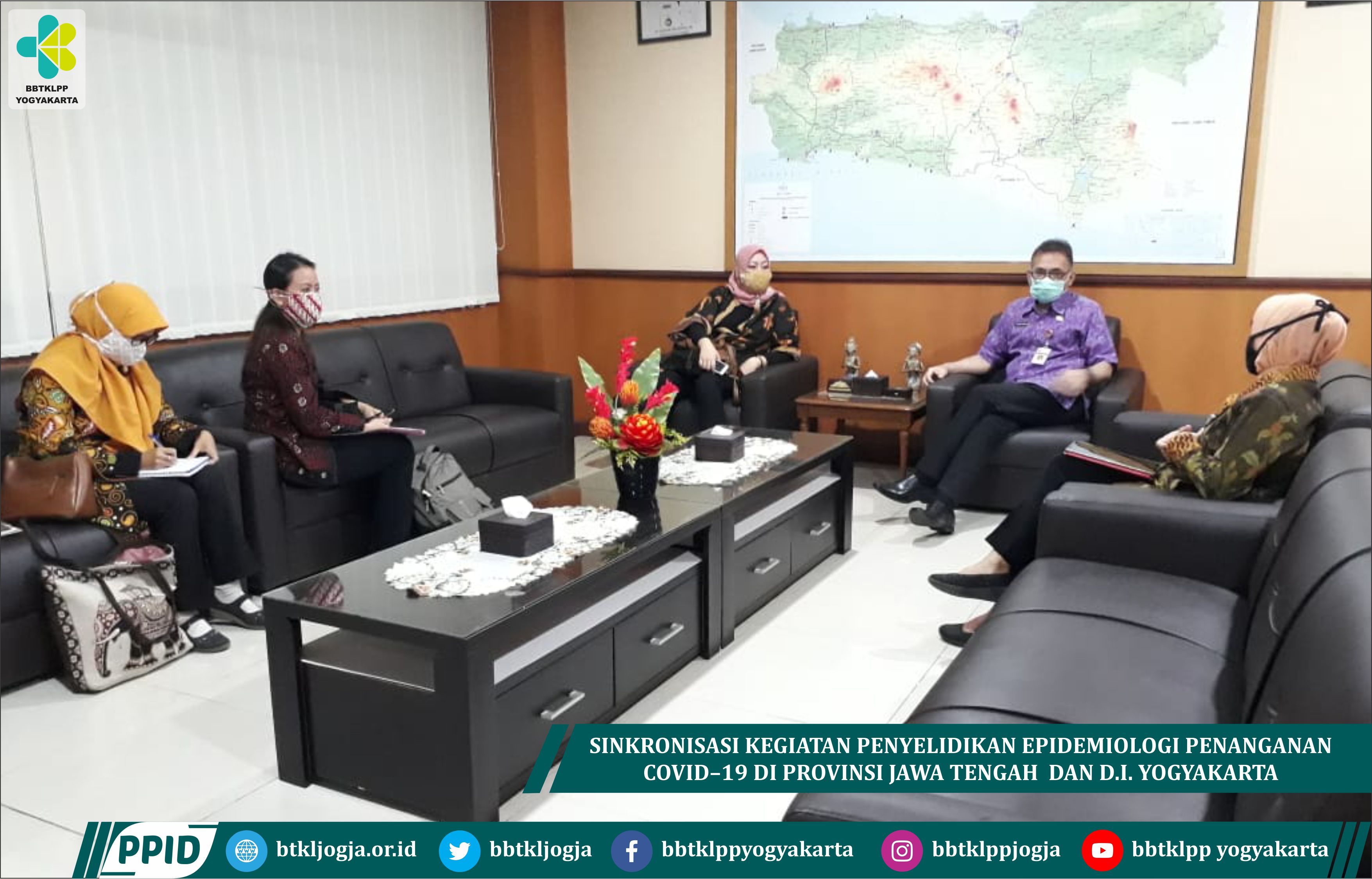 Sinkronisasi Kegiatan Penyelidikan Epidemiologi Penanganan Covid–19 Di Provinsi Jawa Tengah  Dan D.I. Yogyakarta
