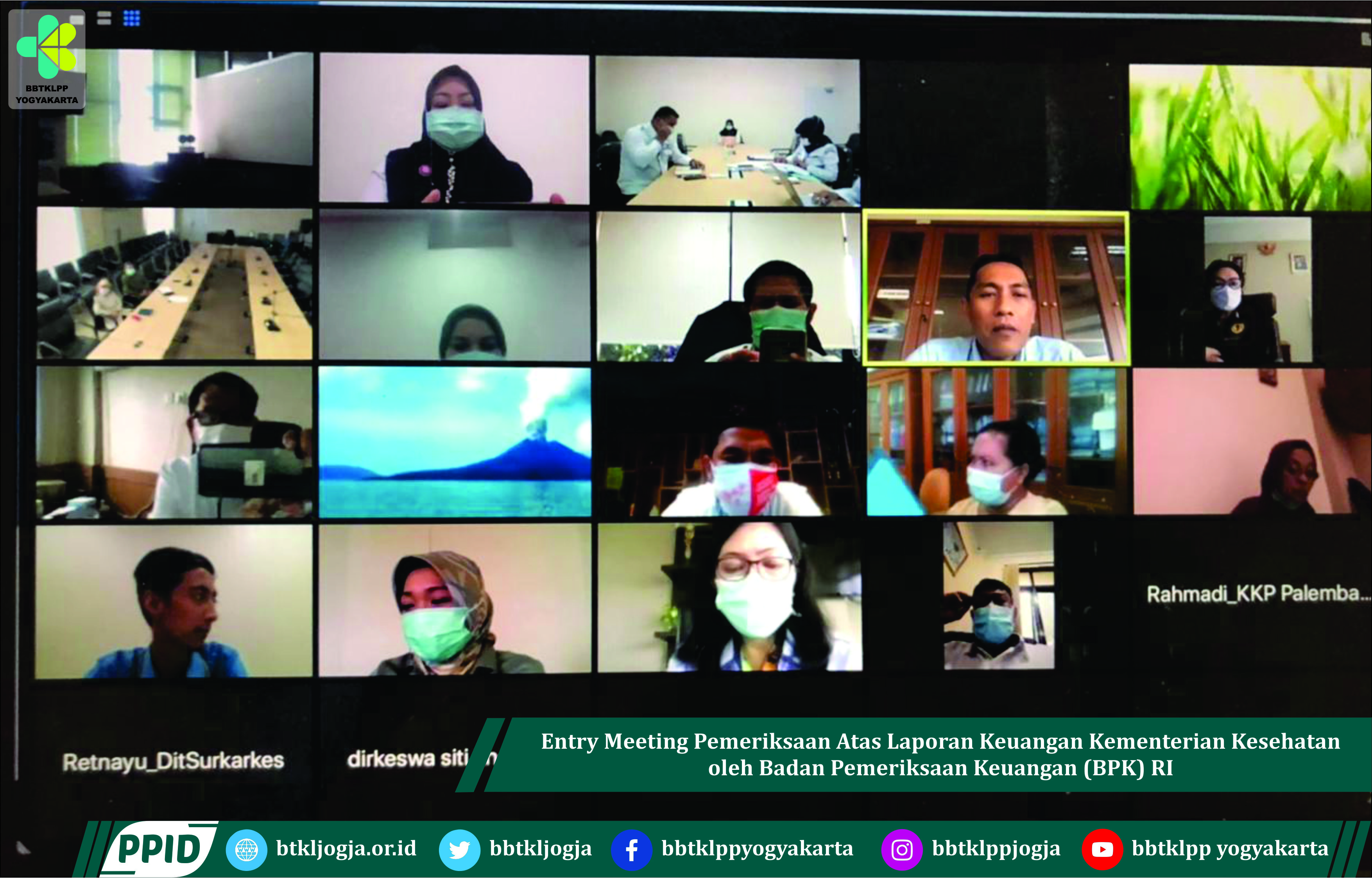 Entry Meeting Pemeriksaan Atas Laporan Keuangan Kementerian Kesehatan oleh Badan Pemeriksaan Keuangan (BPK) RI