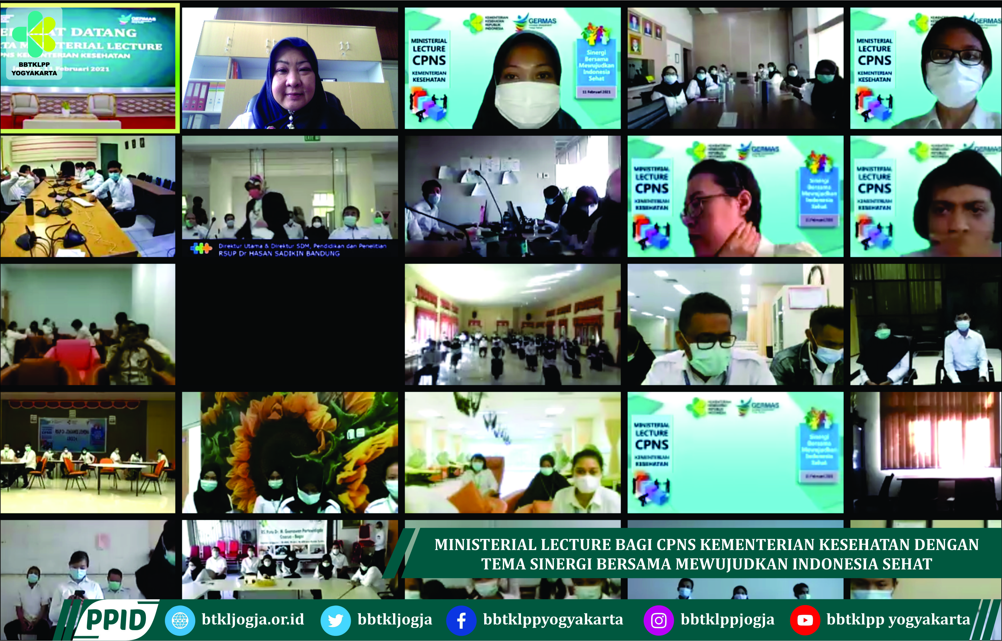 Ministerial Lecture Bagi CPNS Kementerian Kesehatan Dengan Tema Sinergi Bersama Mewujudkan Indonesia Sehat