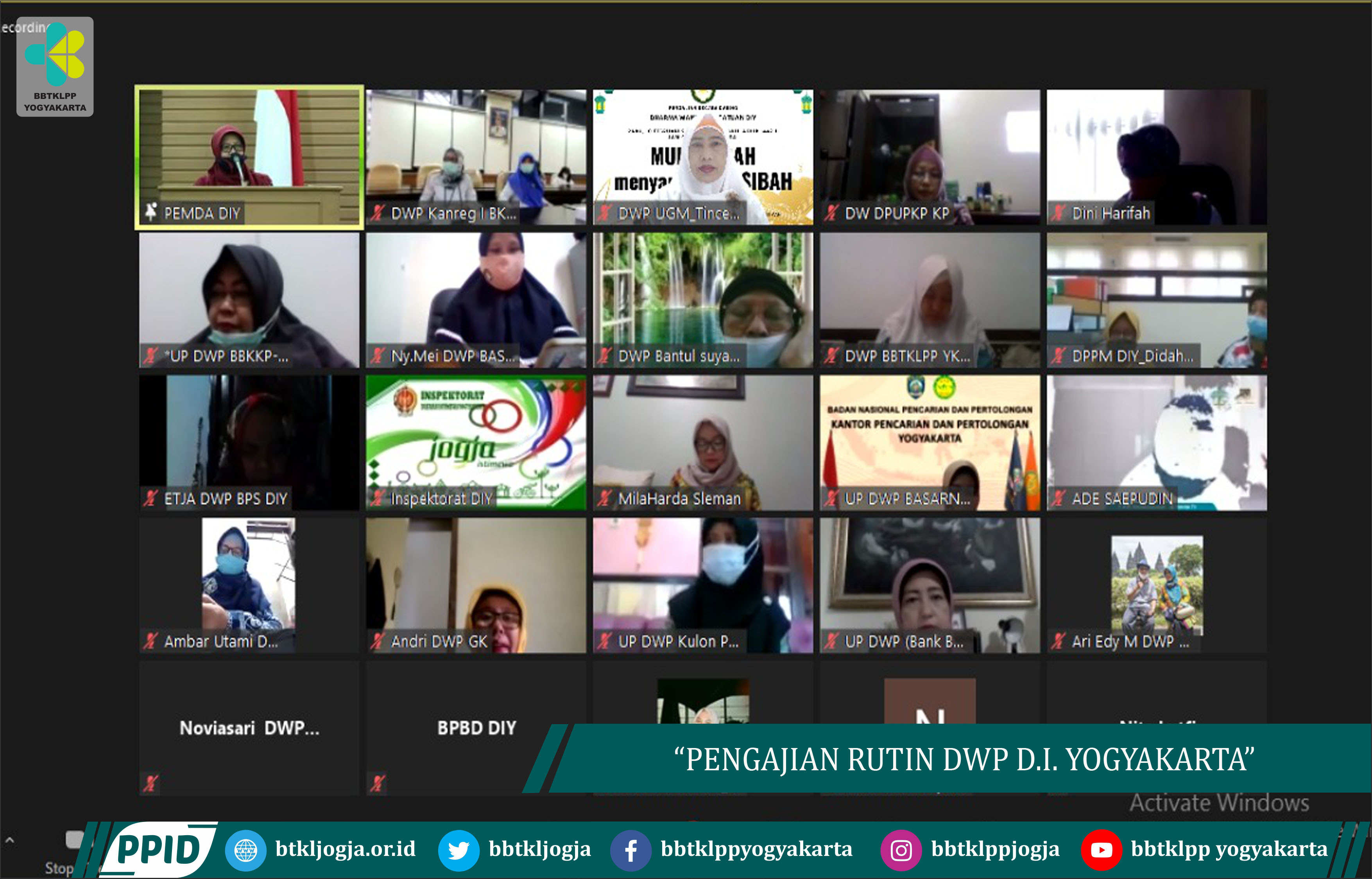 "Pengajian Rutin DWP D.I. Yogyakarta"