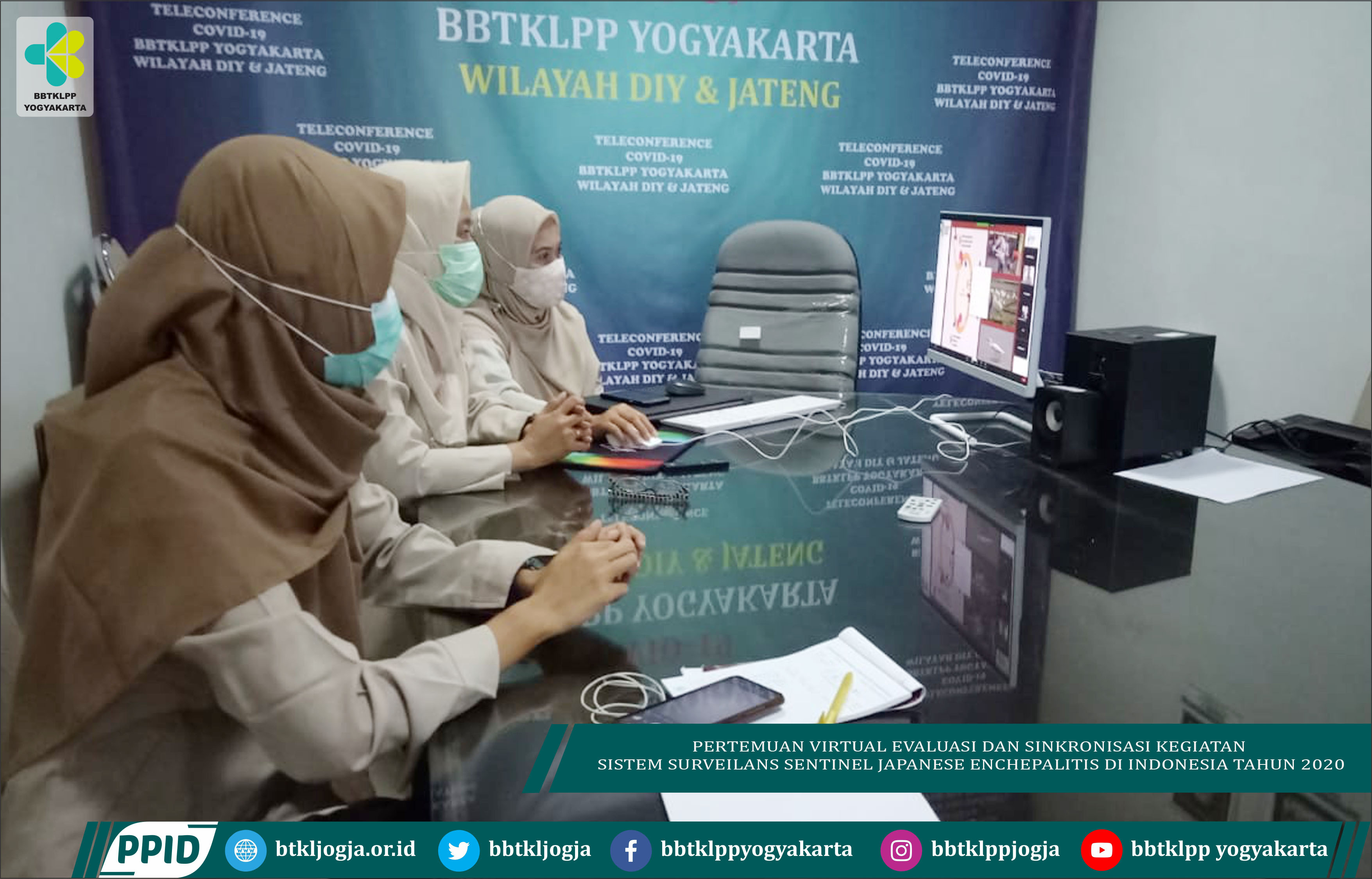 Pertemuan Virtual Evaluasi Dan Sinkronisasi Kegiatan Sistem Surveilans Sentinel Japanese Enchepalitis Di Indonesia Tahun 2020