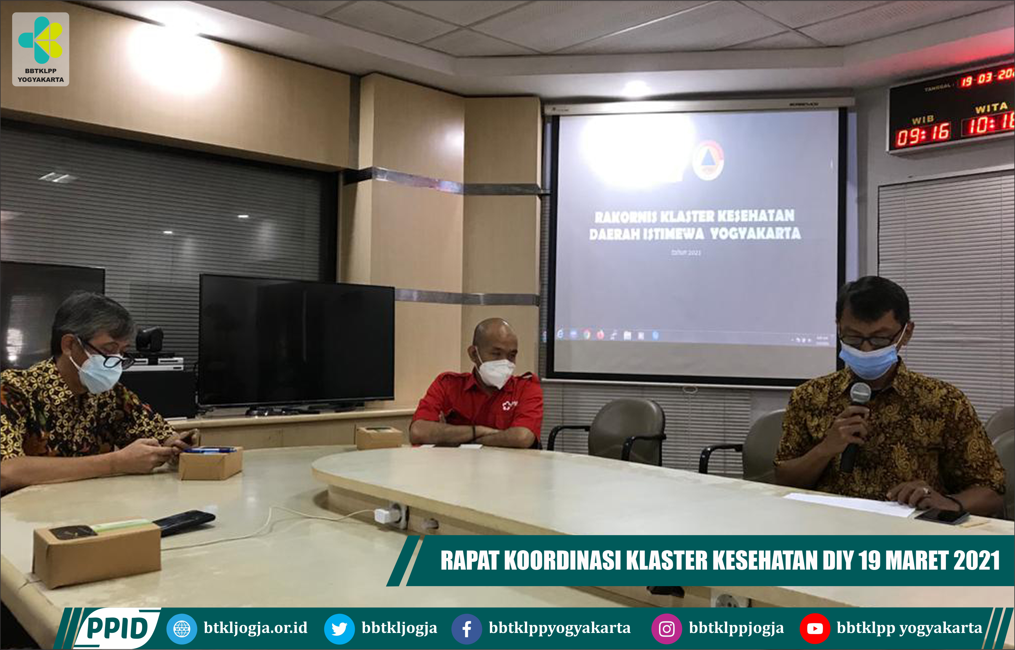 Rapat Koordinasi Klaster Kesehatan Diy 19 Maret 2021