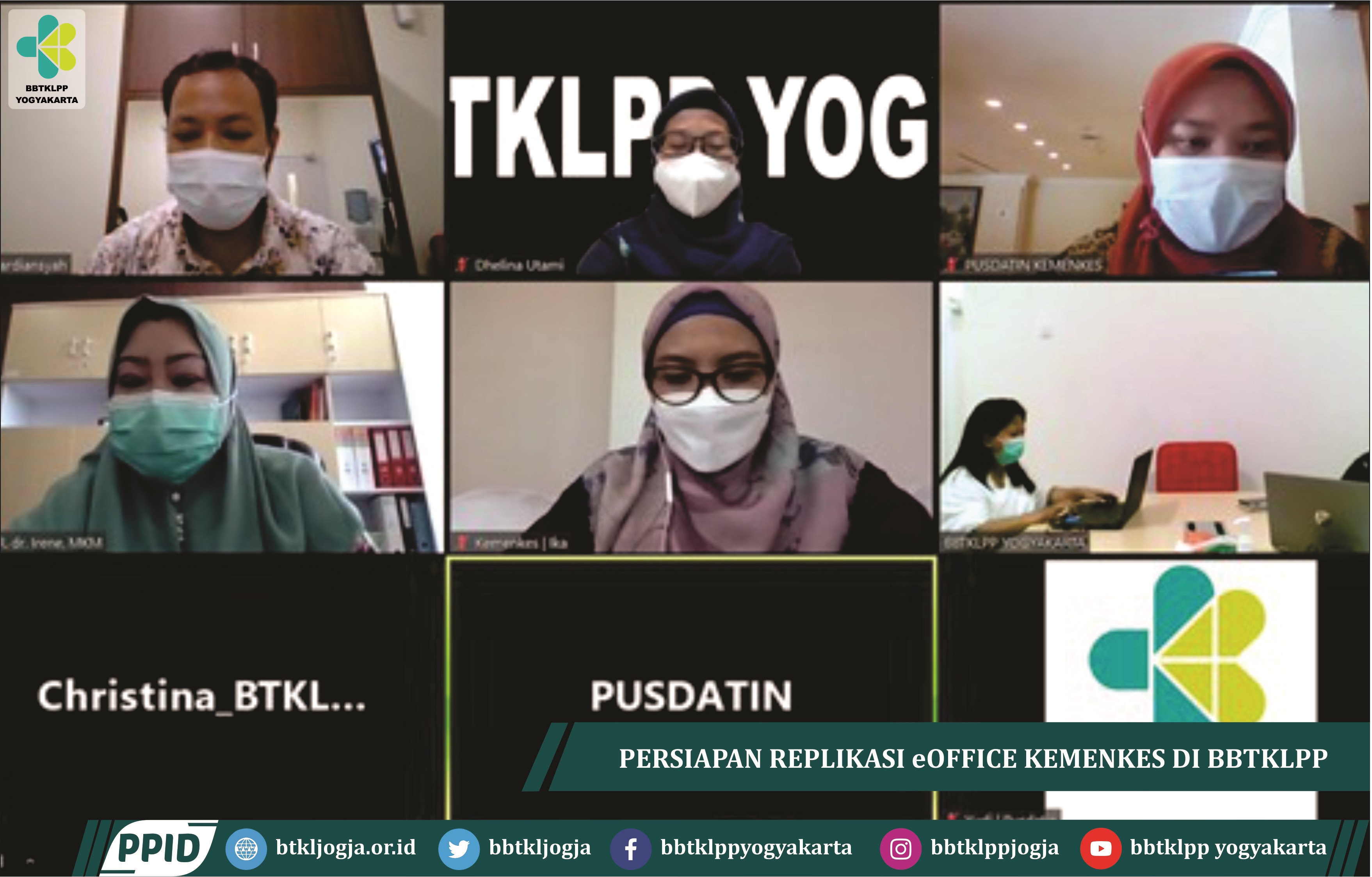 Persiapan Replikasi eOFFICE Kemenkes di BBTKLPP Yogyakarta