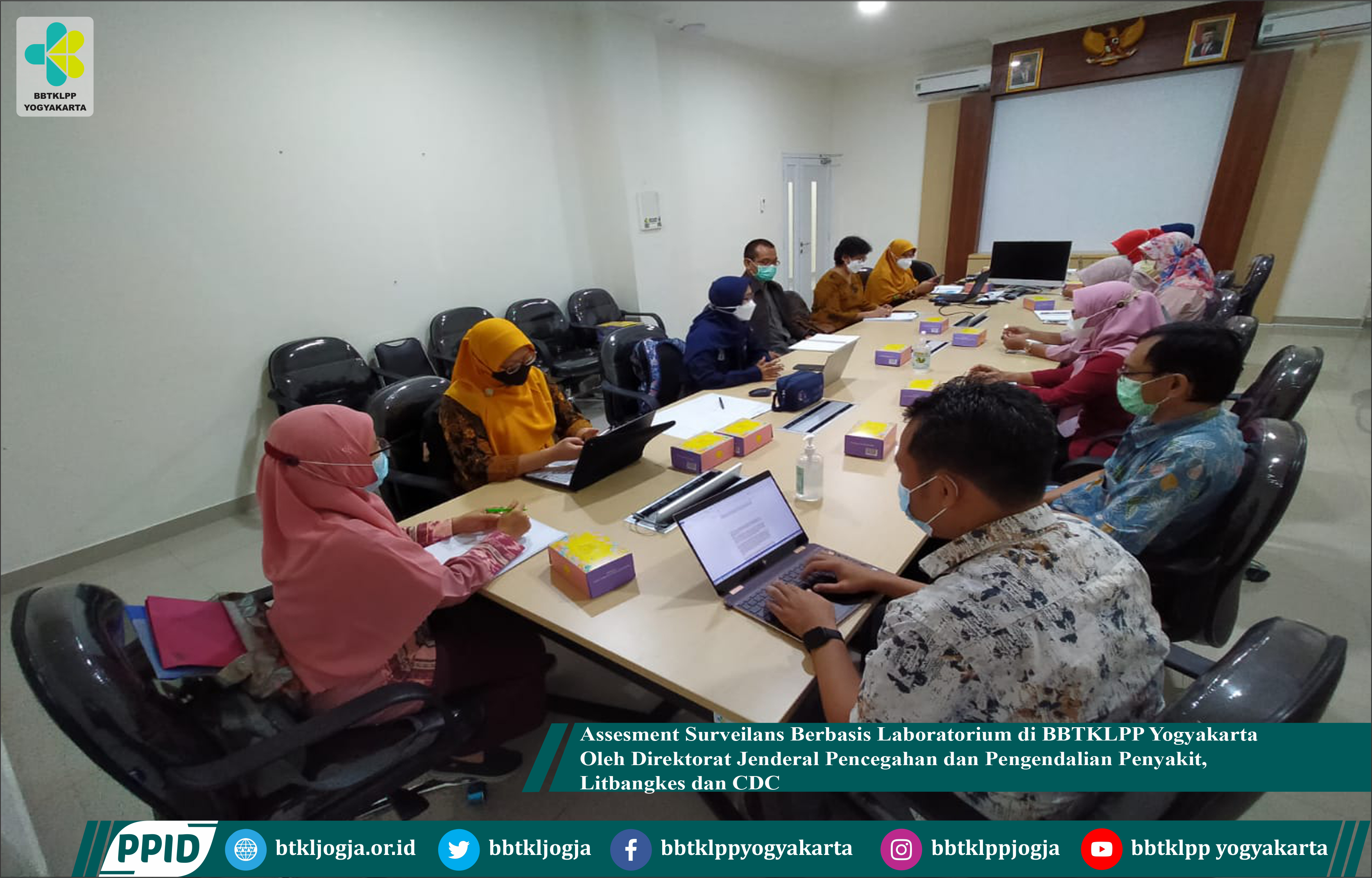 Assesment Surveilans Berbasis Laboratorium BBTKLPP Yogyakarta oleh DITJEN P2P, LITBANGKES dan CDC