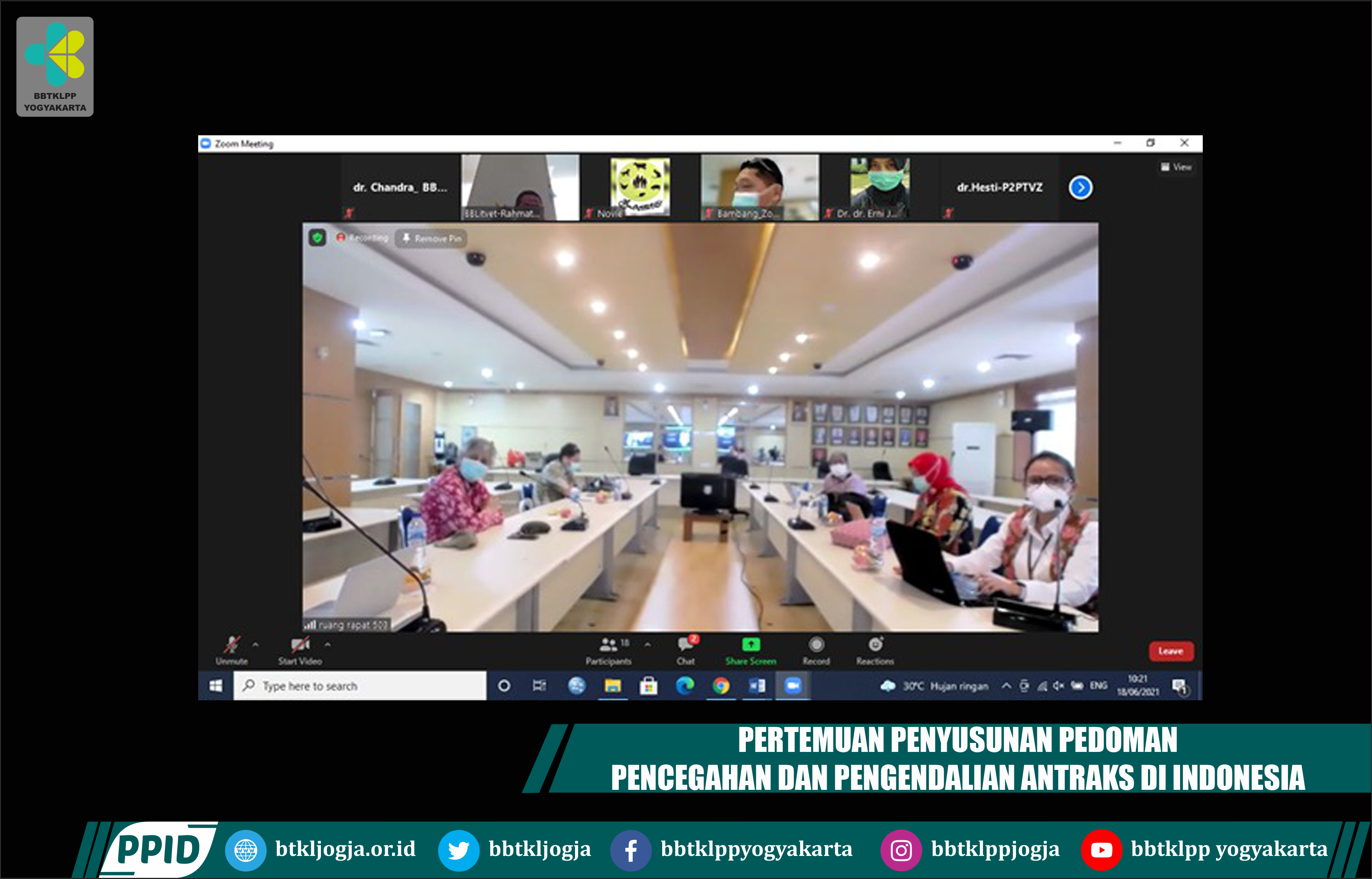 Pertemuan Penyusunan Pedoman Pencegahan Dan Pengendalian Antraks Di Indonesia