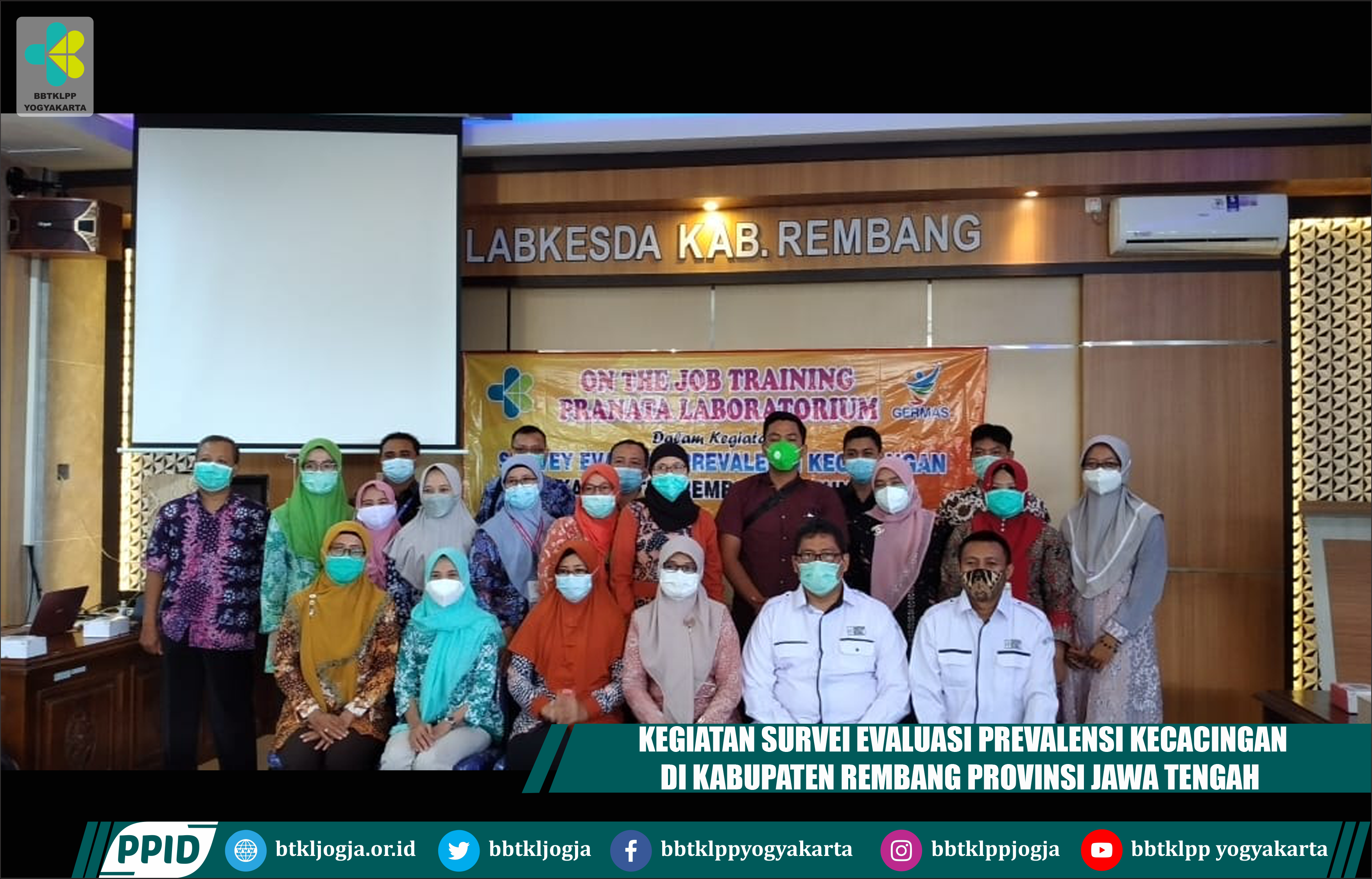 Kegiatan Survei Evaluasi Prevalensi Kecacingan Di Kabupaten Rembang Provinsi Jawa Tengah